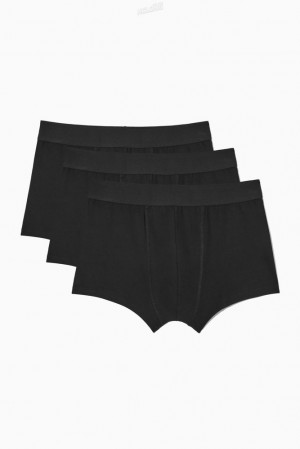 COS 3-Pack Jersey Boxer Briefs Noir | 359214-AQT