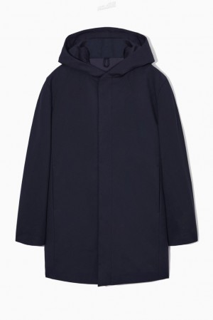 COS Encapuchonné Rembourré Parka Noir | 956174-YVW