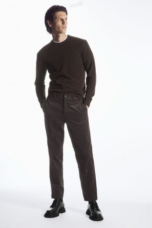 COS Pure Cashmere Jumper Marron Foncé | 920478-DPA