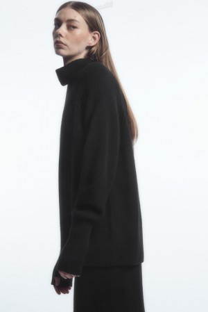 COS Pure Cashmere Turtleneck Pull Gray | 348126-FQT