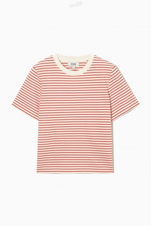 COS The Clean Cut T-Shirt Blanche | 541389-NBM