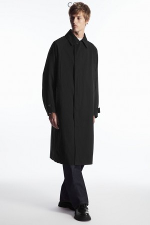 COS Utility Trench Coat Noir | 124958-BSC