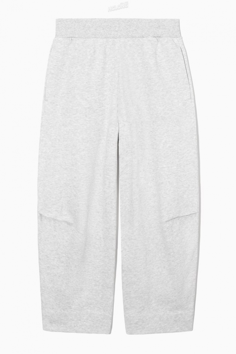 COS Barrel-Leg Joggers Grise Clair | 925043-ZLG