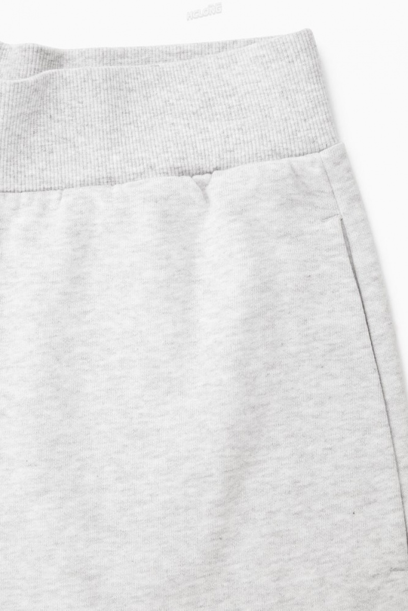 COS Barrel-Leg Joggers Grise Clair | 925043-ZLG