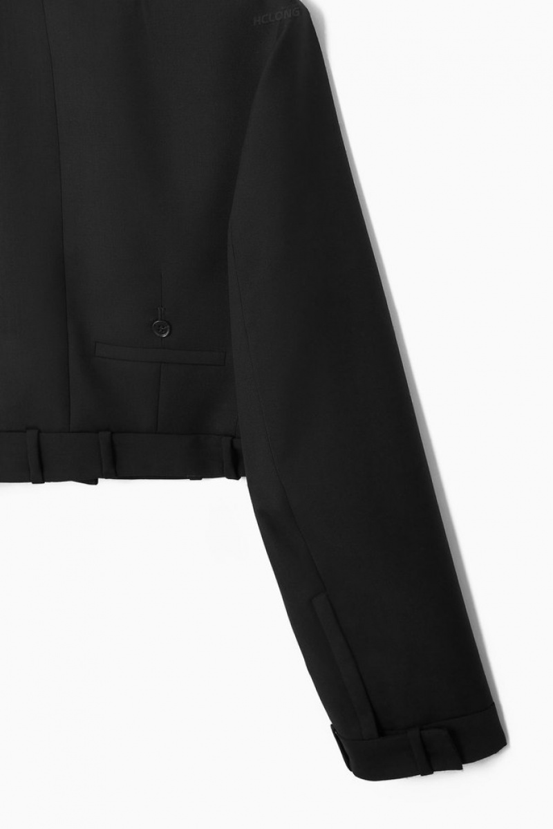 COS Deconstructed Tailored Jacket Noir | 965238-UCI