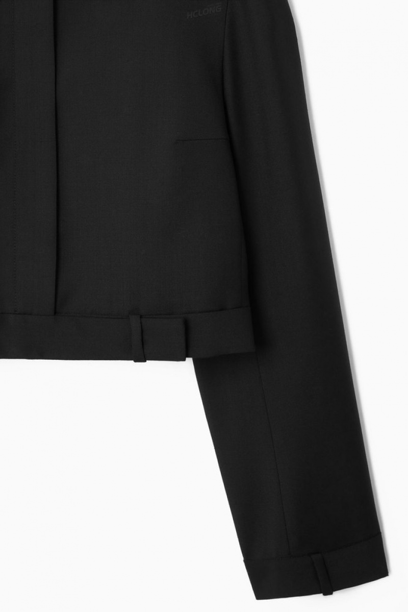 COS Deconstructed Tailored Jacket Noir | 965238-UCI