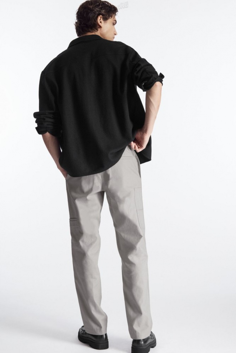 COS Droit-Leg Utility Pants Stone | 403958-WIG