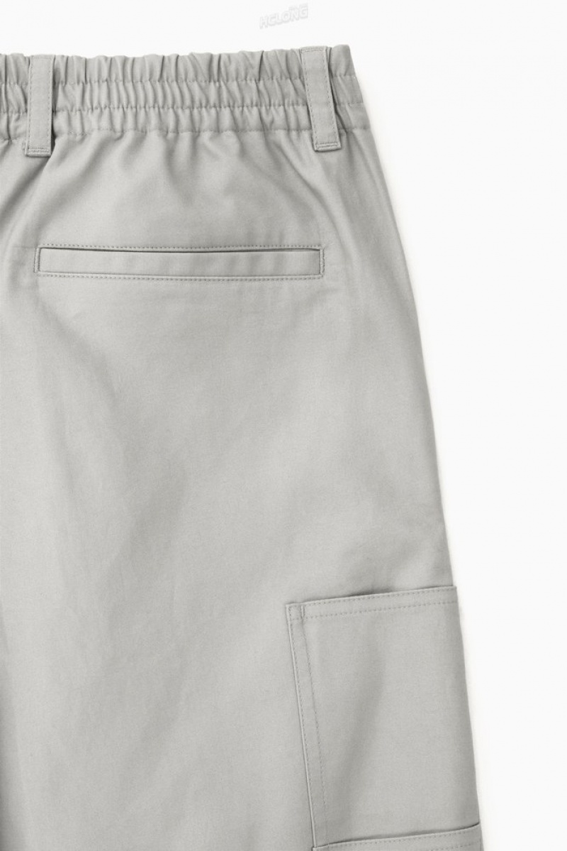 COS Droit-Leg Utility Pants Stone | 403958-WIG