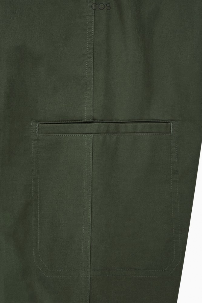 COS Droit-Leg Utility Trousers Stone | 154976-BKW