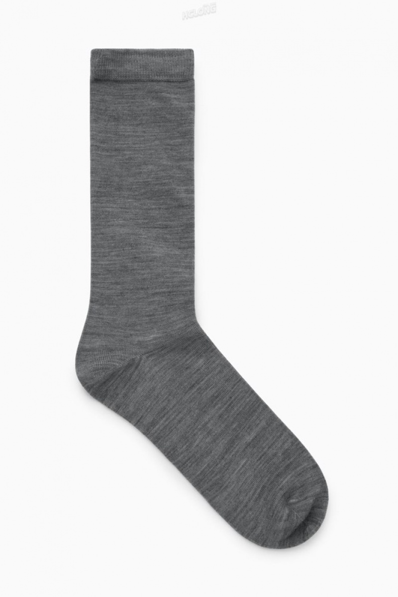 COS Laine Socks Vert | 536782-QGZ