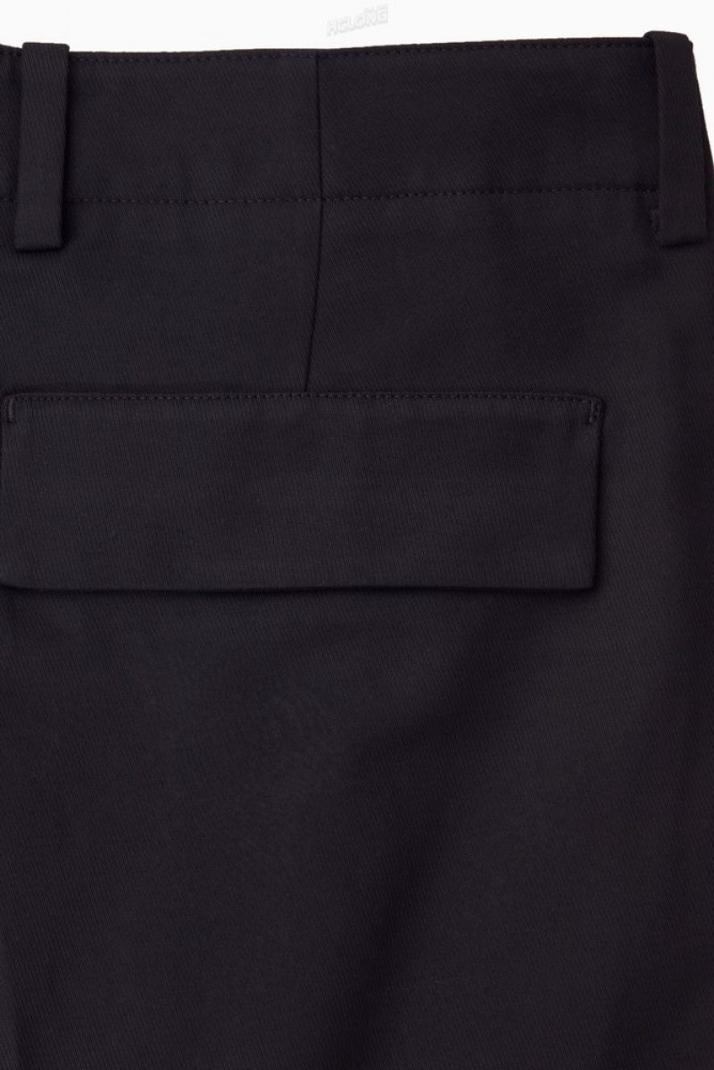 COS Larges-Leg Cargo Pants Noir | 126708-KYZ