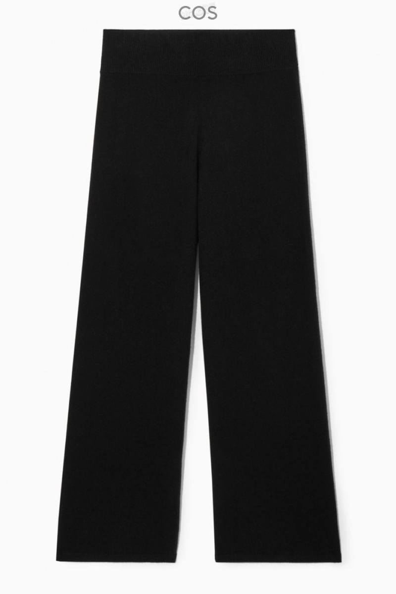 COS Larges-Leg Pure Cashmere Pants Gray | 265398-HLT