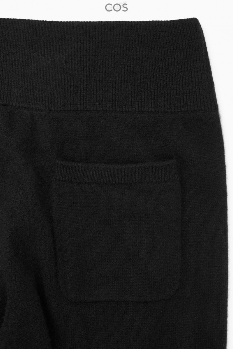 COS Larges-Leg Pure Cashmere Pants Gray | 265398-HLT