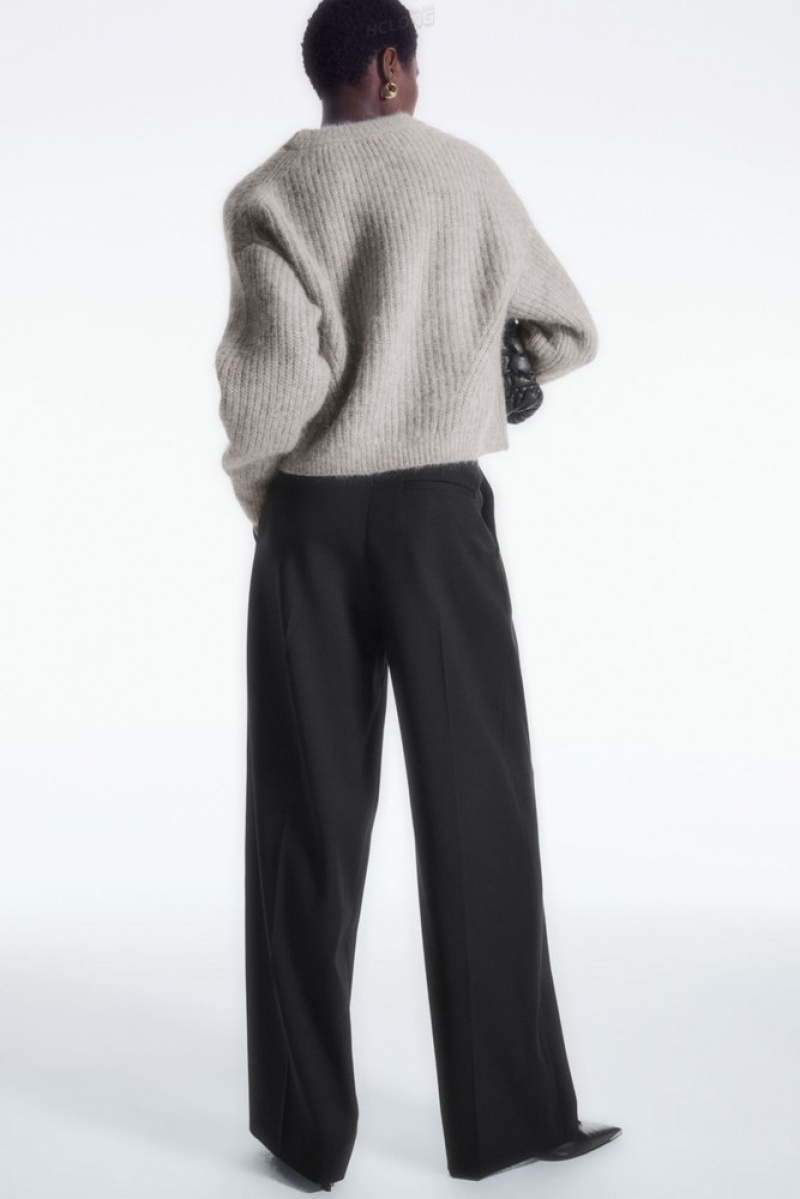 COS Larges-Leg Tailored Laine Trousers Rose | 216508-YXP