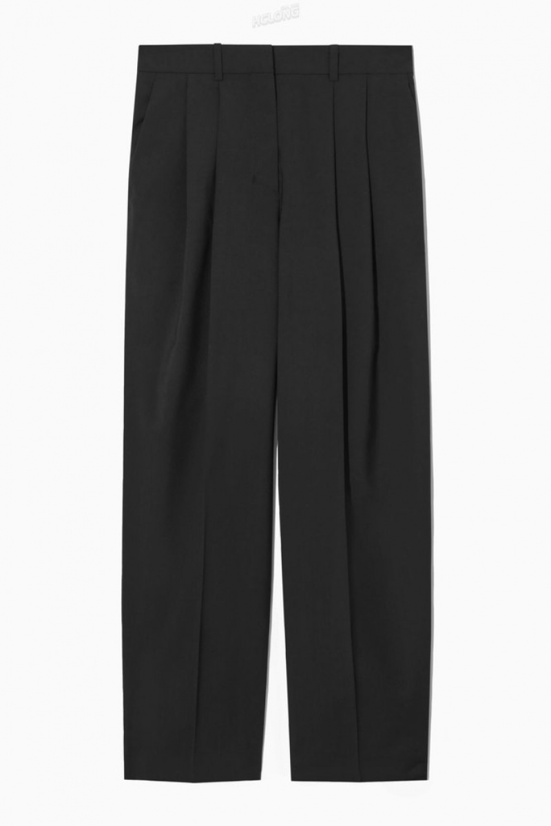 COS Larges-Leg Tailored Laine Trousers Rose | 607128-AHY