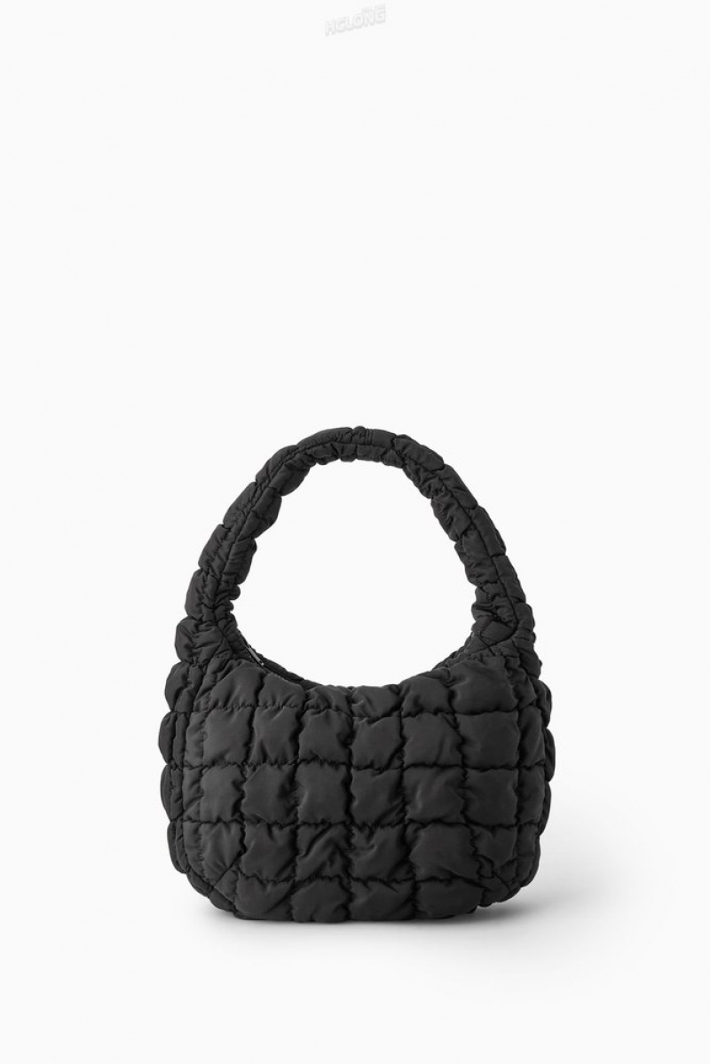 COS Matelassé Mini Bag Noir | 374182-QNK