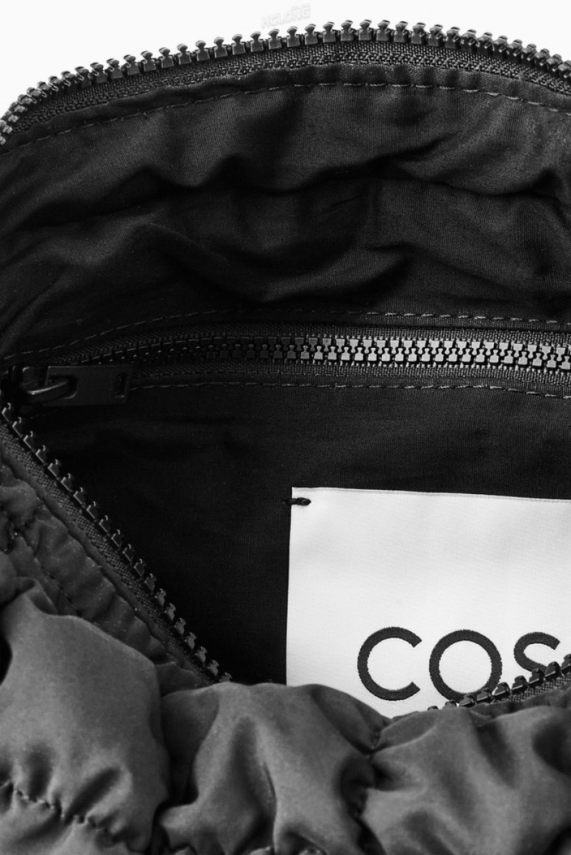 COS Matelassé Mini Bag Noir | 374182-QNK