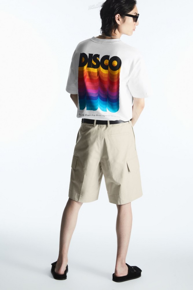 COS Pride 2023 T-Shirt Blanche | 497650-MTU