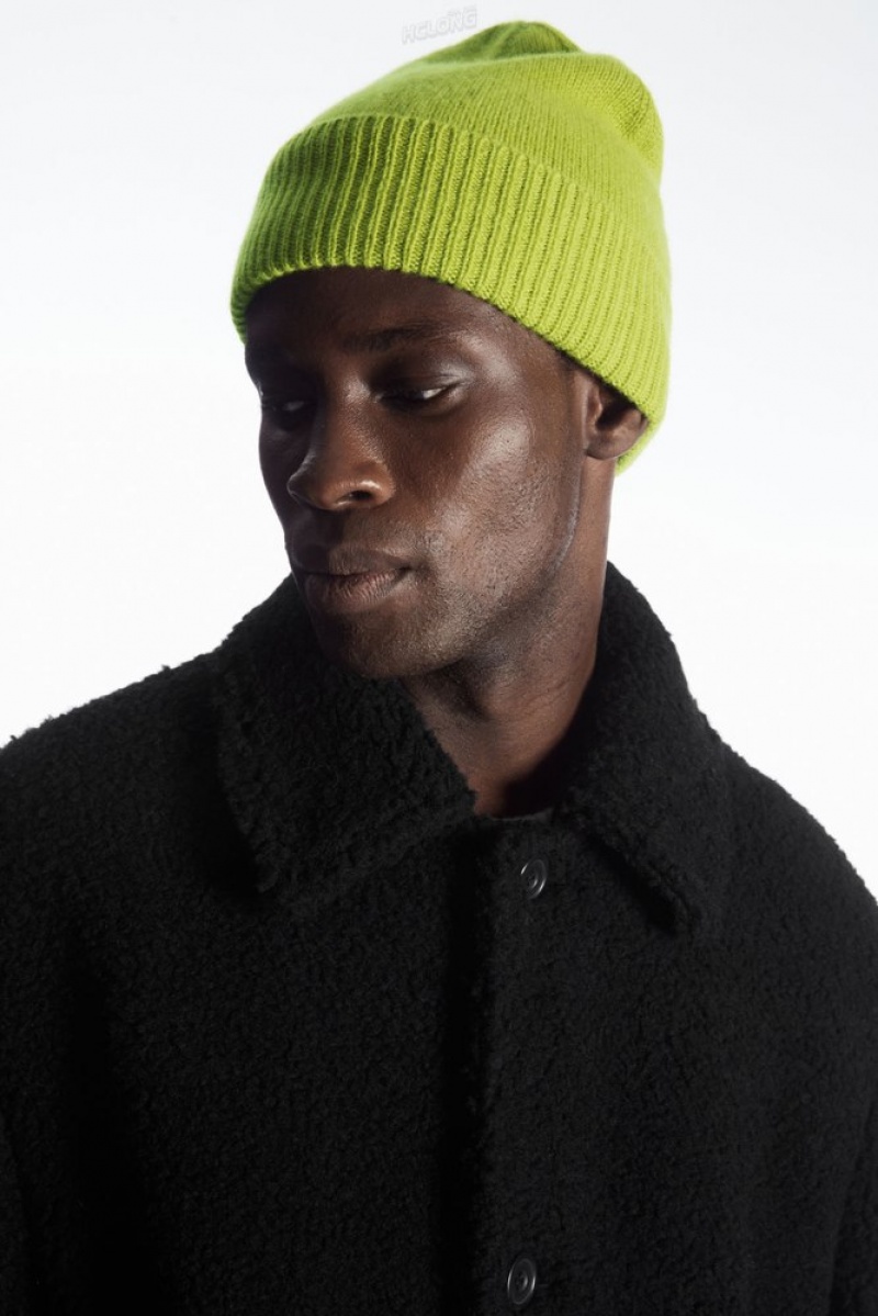 COS Pure Cashmere Beanie Noir | 819530-CBK