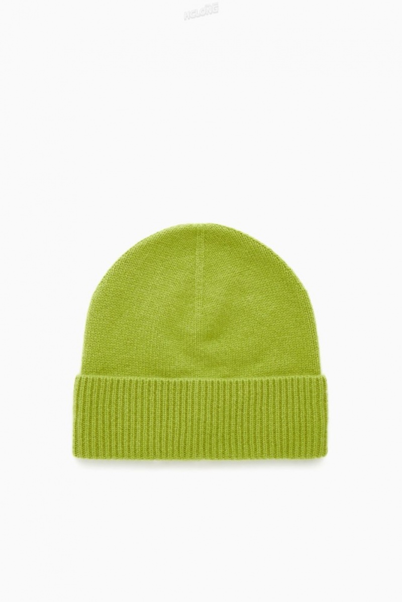 COS Pure Cashmere Beanie Noir | 819530-CBK