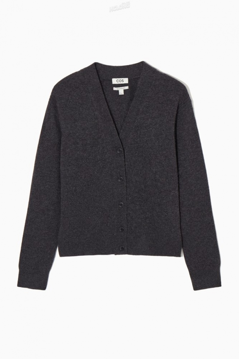 COS Pure Cashmere Cardigan Noir | 791382-CRF