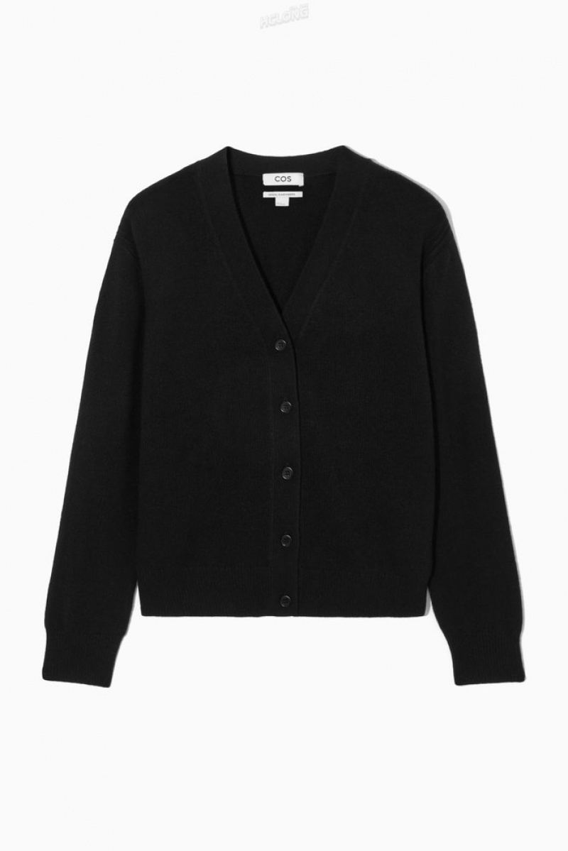 COS Pure Cashmere Cardigan Noir | 807234-FVZ