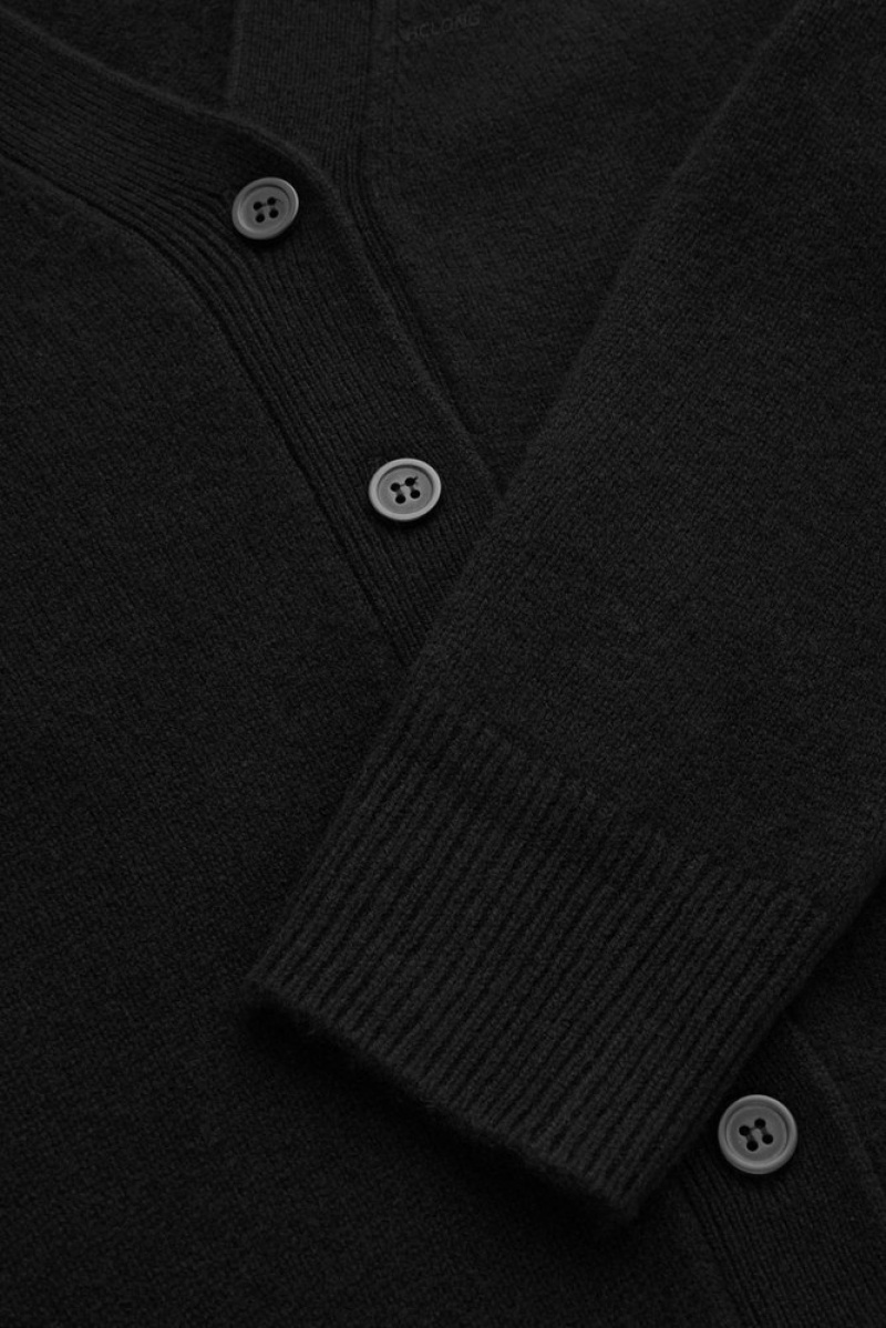 COS Pure Cashmere Cardigan Noir | 807234-FVZ