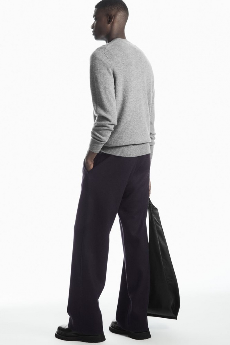 COS Pure Cashmere Jumper Bleu Marine | 716540-DFT