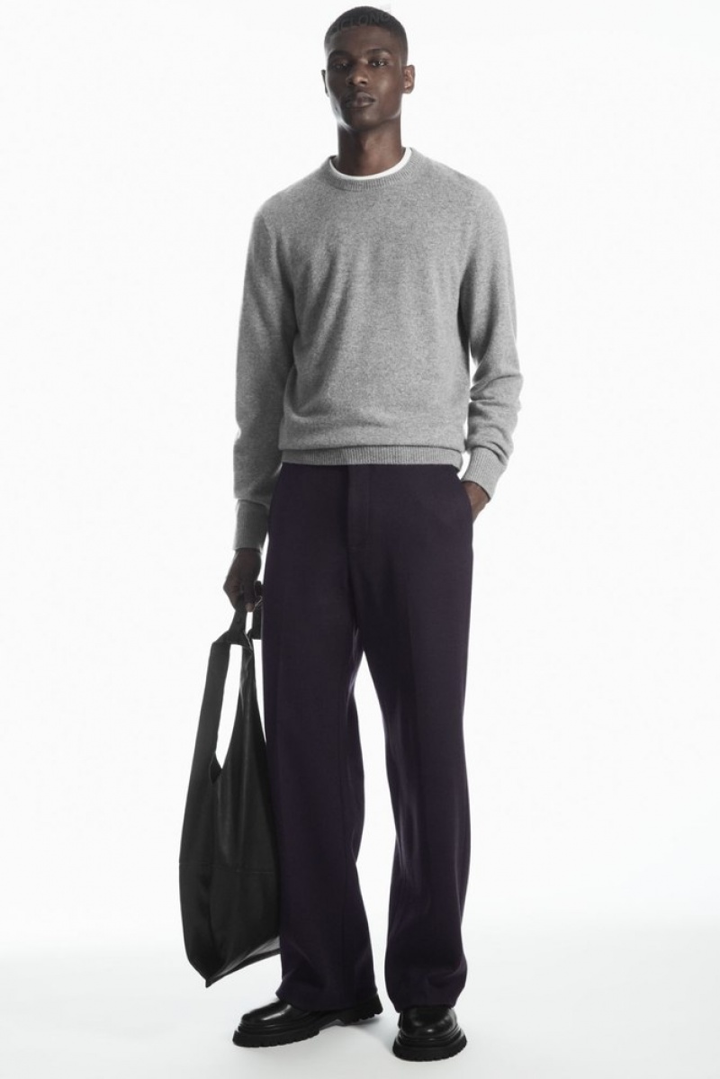 COS Pure Cashmere Jumper Bleu Marine | 716540-DFT