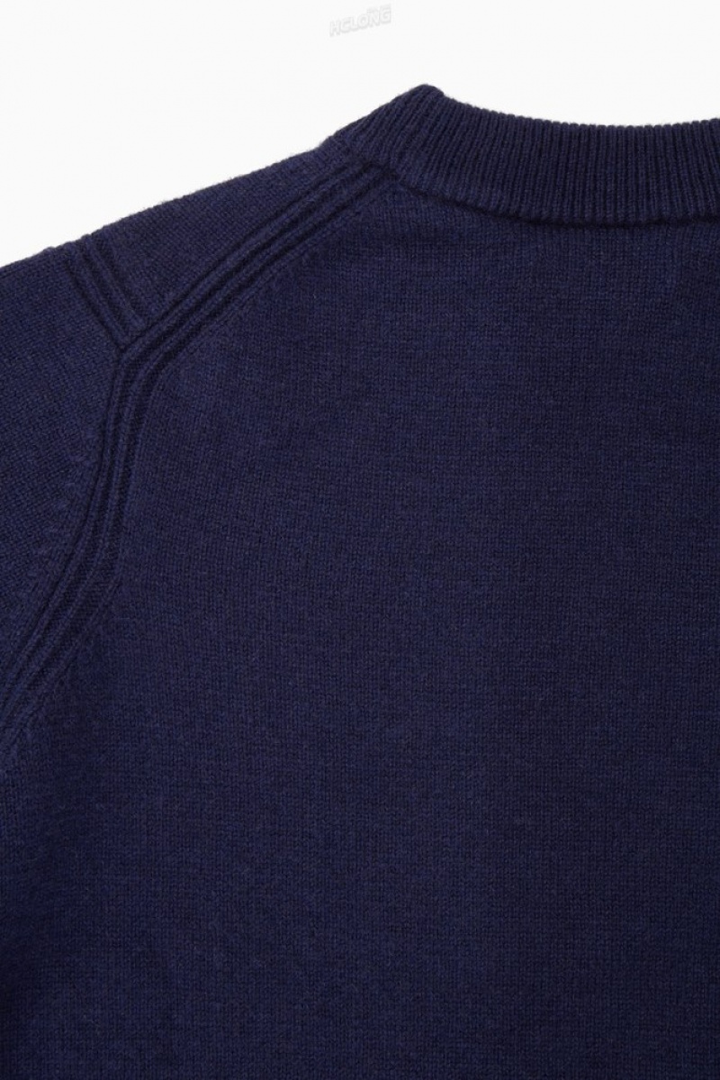 COS Pure Cashmere Jumper Noir | 875341-XKZ