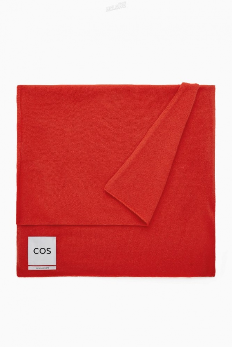 COS Pure Cashmere Scarf Noir | 394517-YHI