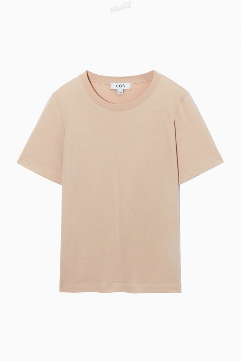 COS Regular Fit T-Shirt Blanche | 658470-SKG