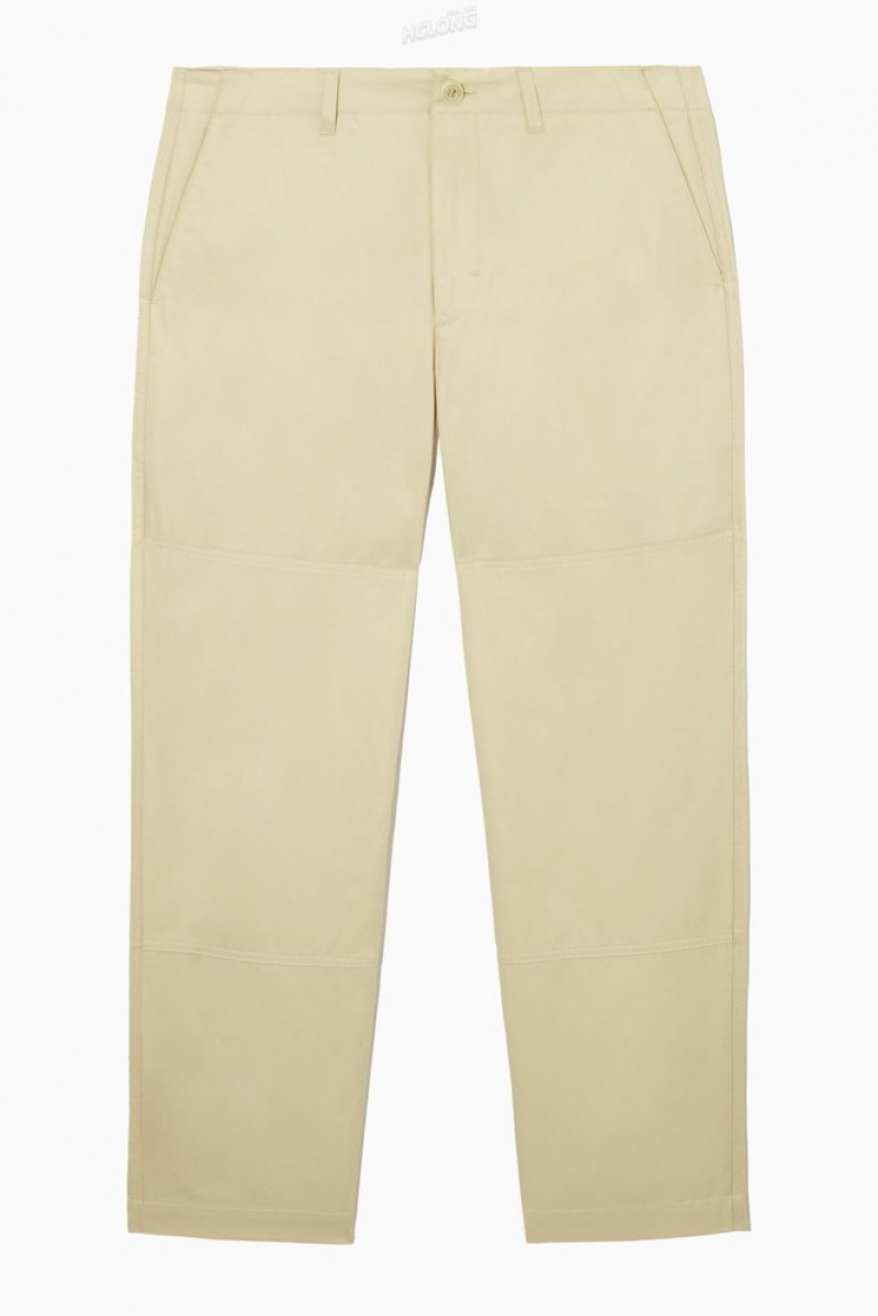 COS Relaxed-Fit Utility Trousers Beige Clair | 918704-OJZ