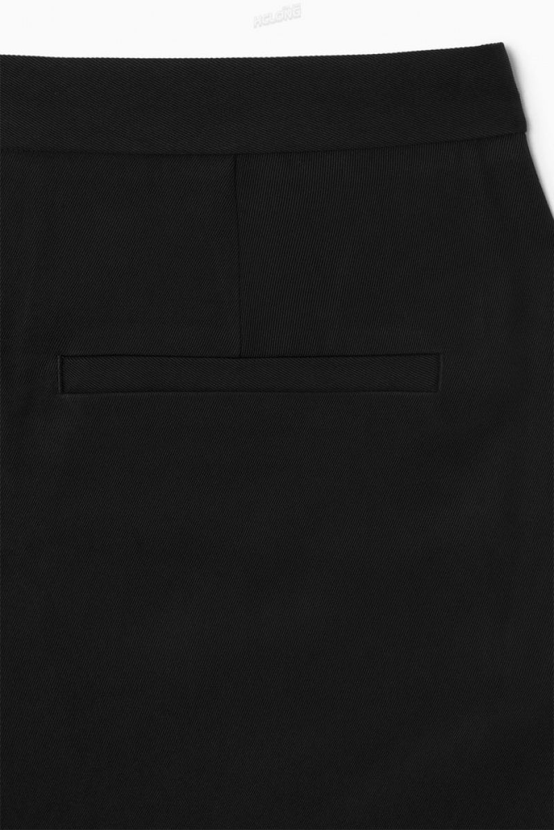 COS Slim Tailored Pants Noir | 964187-LFO