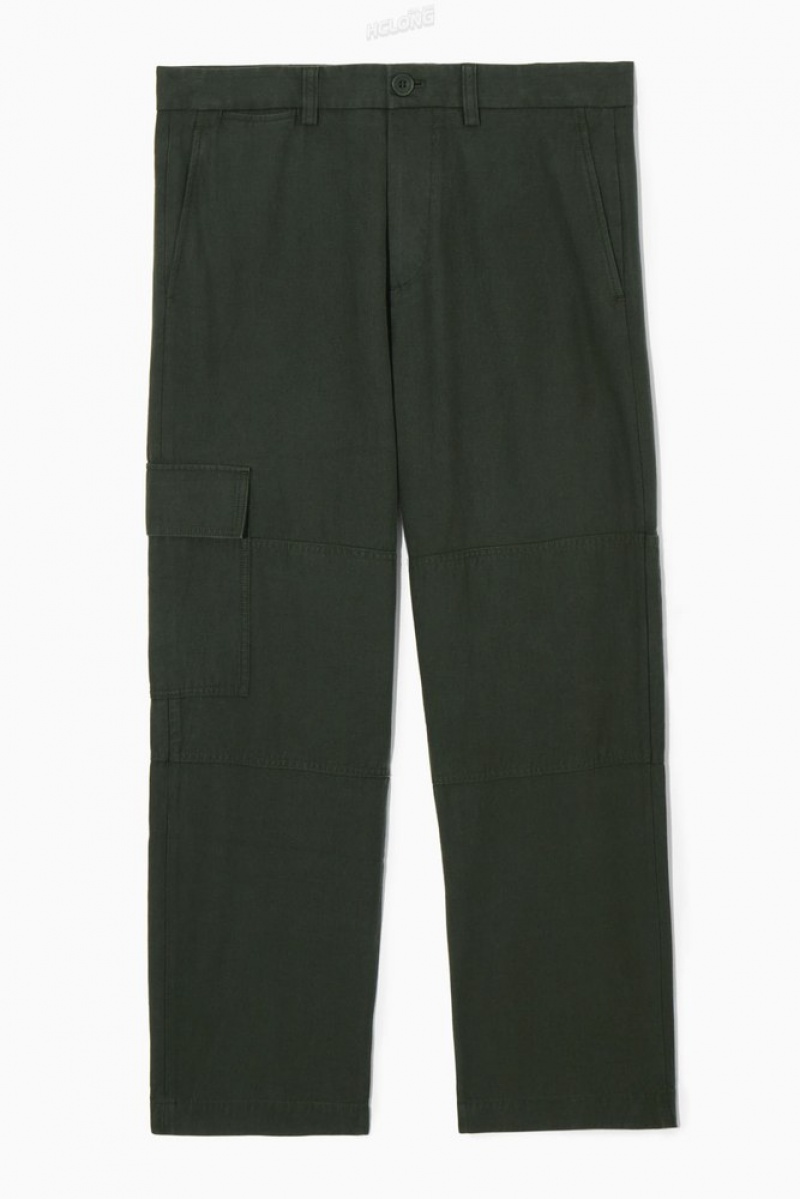 COS Tapered Utility Pants Bleu Marine | 286134-XTJ