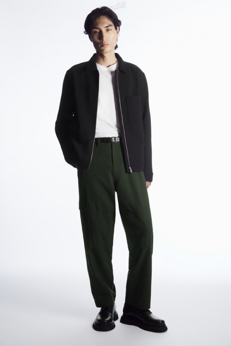 COS Tapered Utility Pants Bleu Marine | 286134-XTJ