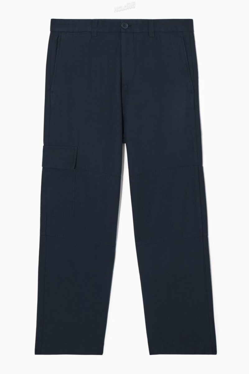 COS Tapered Utility Trousers Stone | 805437-OYI