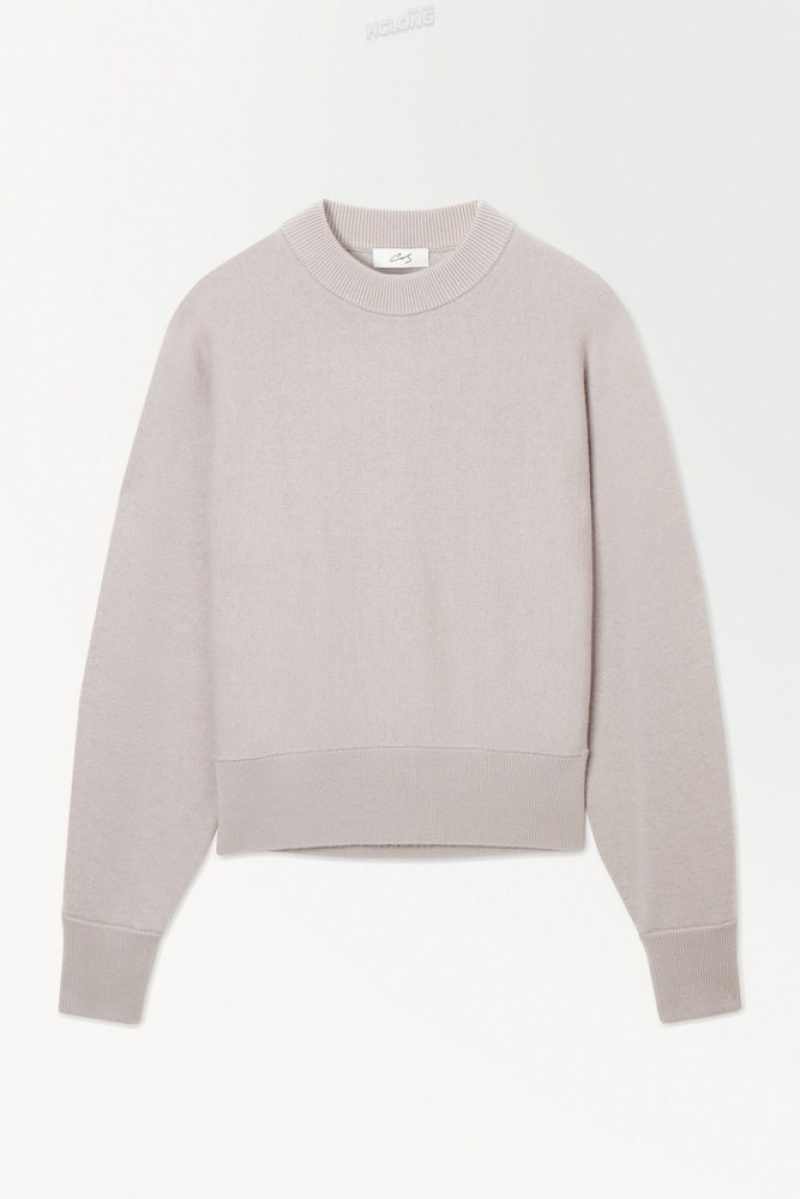 COS The Essential Cashmere Pull Beige | 320851-FLK