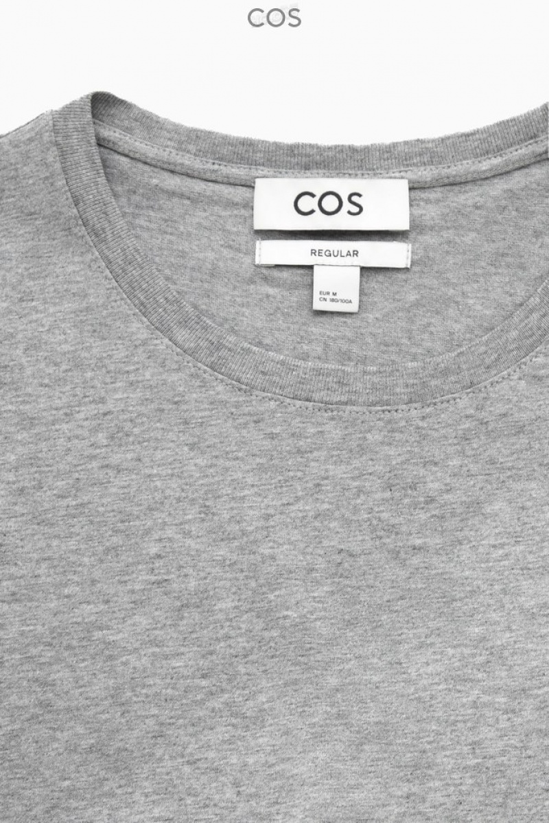 COS The Extra Fine T-Shirt Noir | 697345-AJS