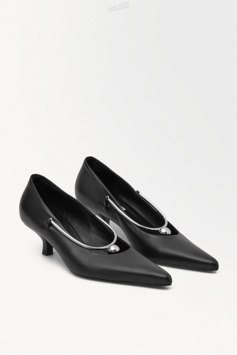 COS The Sphere Point-Embout Pumps Noir | 195084-IMH