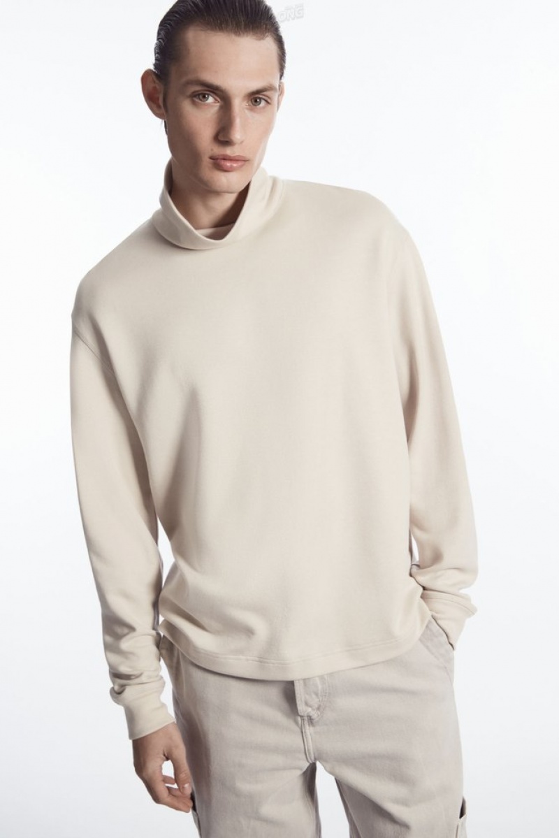 COS Turtleneck Sweatshirt Noir | 183250-JUX