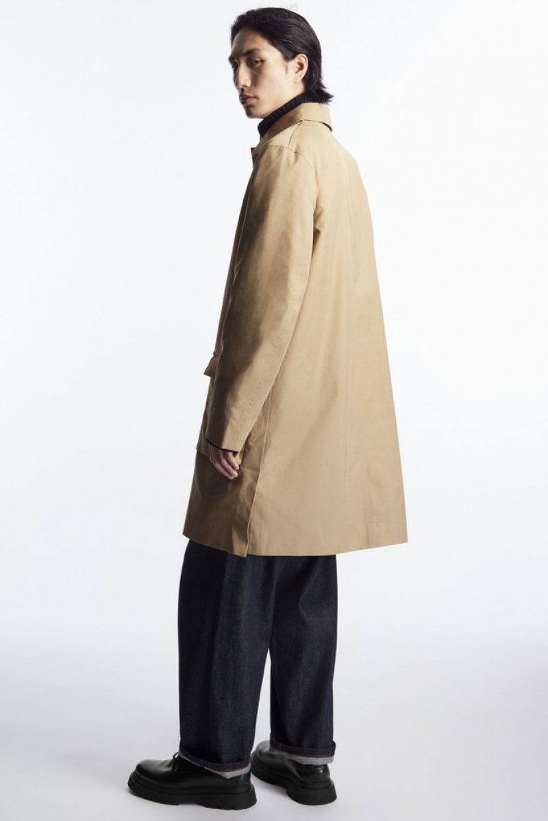 COS Utility Car Coat Beige | 658914-AHT