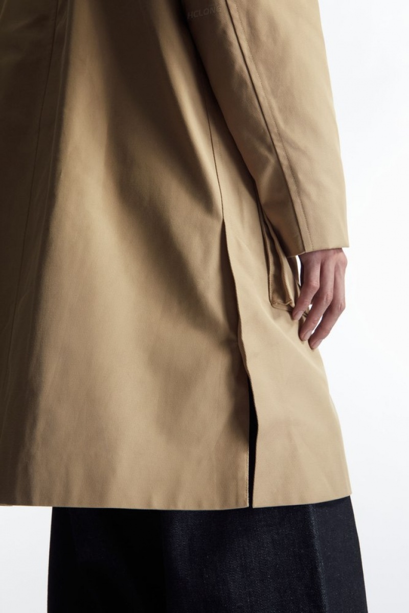 COS Utility Car Coat Beige | 658914-AHT