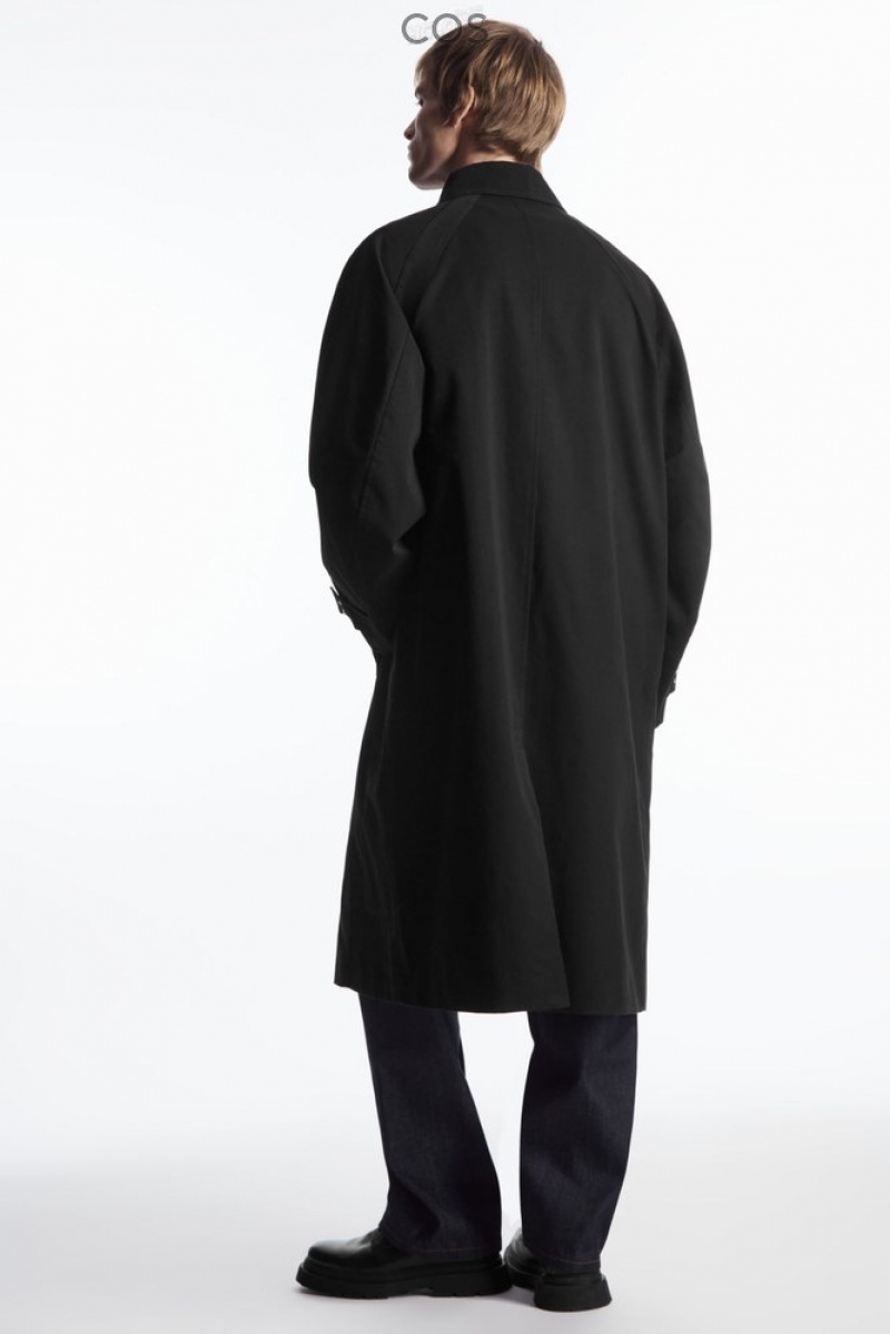 COS Utility Trench Coat Noir | 124958-BSC