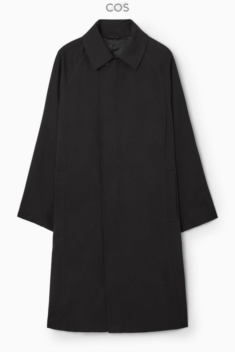 COS Utility Trench Coat Noir | 124958-BSC